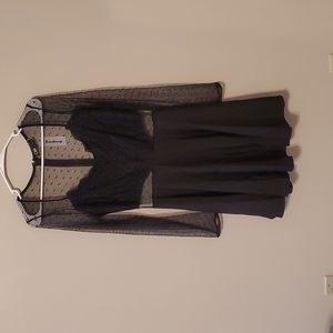 CBR, XL BLACK & SHEER DRESS